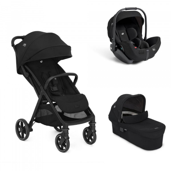 Poussette trio parcel lx signature + siège auto i-level pro signature + nacelle ramble xl evergreen vert Joie
