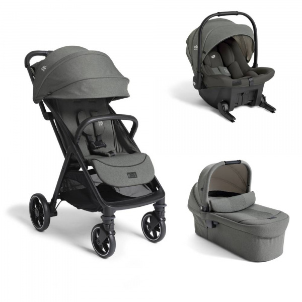Poussette trio versatrax shale + siège auto sprint eclipse + nacelle ramble xl shale noir Joie