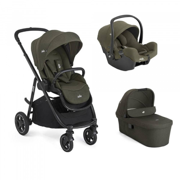 Poussette trio versatrax + siège auto i-snug 2 + nacelle ramble xl fern Joie