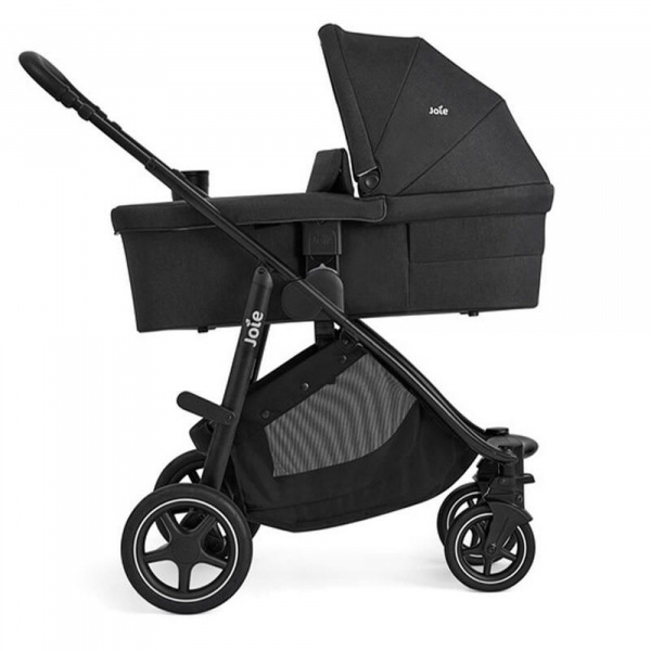 Poussette trio versatrax + siège auto i-level pro eclipse + nacelle ramble xl raven Joie