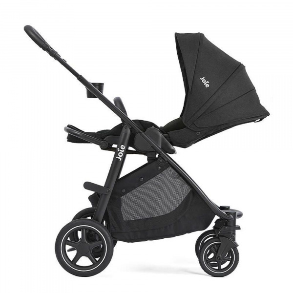 Poussette trio versatrax + siège auto i-level pro eclipse + nacelle ramble xl raven Joie