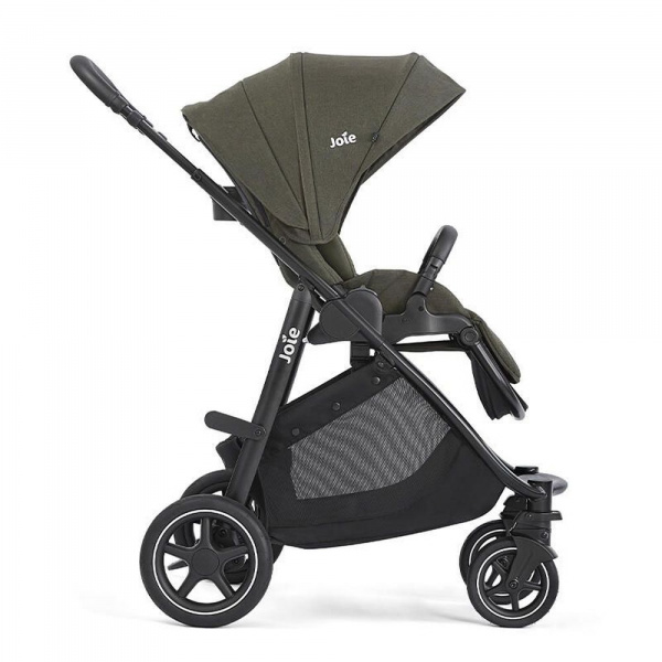 Poussette trio versatrax + siège auto i-level pro evergreen + nacelle ramble xl fern Joie