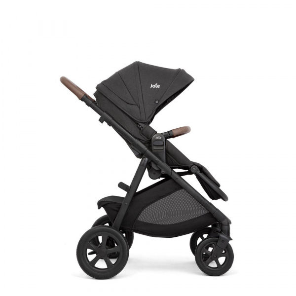 Poussette trio alore shale + siège auto i-jemini eclipse + nacelle ramble xl shale noir Joie