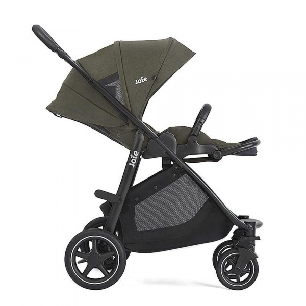 Poussette trio versatrax + siège auto sprint evergreen + nacelle ramble xl fern Joie
