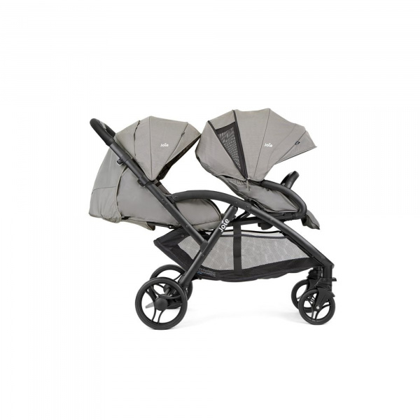 Poussette double evalite duo pebble gris Joie