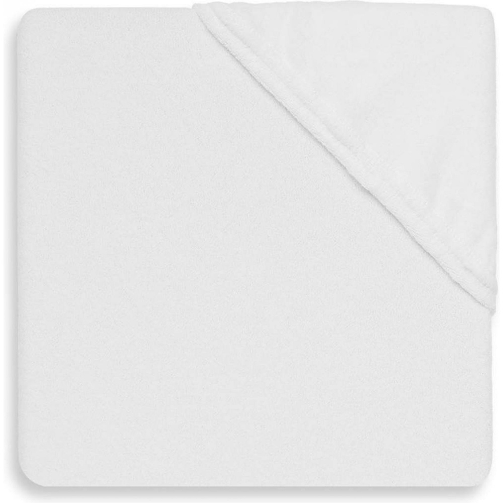 Drap housse molleton 50 x 90 cm white de Jollein sur allobébé