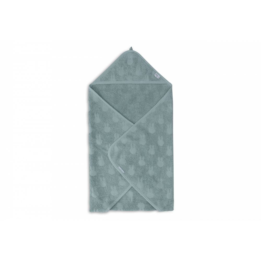Cape De Bain Jollein 75x75 Cm - Serviette à Capuche Pour Bébé | Absorbante Et Douce