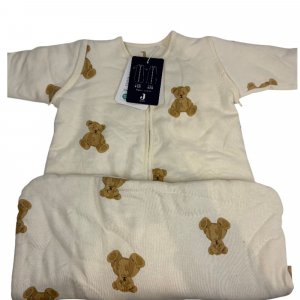 Les imparfaits - gigoteuse à manches amovibles teddy bear 3-6 mois Jollein