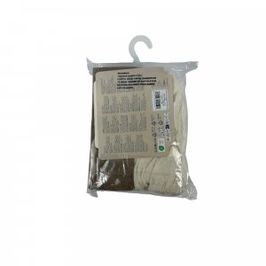 Les imparfaits - lot de 2 housses matelas à langer éponge 50 x 70 cm milky coffee et ivory Jollein