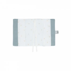 Protège carnet de santé gaze de coton sea green Jollein
