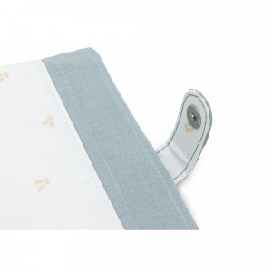 Protège carnet de santé gaze de coton sea green Jollein