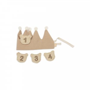 Couronne anniversaire chiffres teddy bear Jollein