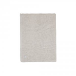 Couverture berceau 75 x 100 cm basic knit velvet nougat Jollein