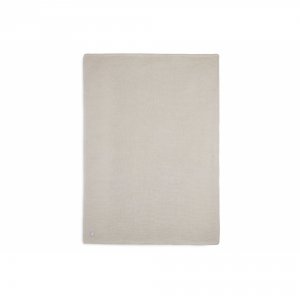 Couverture berceau 75 x 100 cm basic knit velvet nougat Jollein