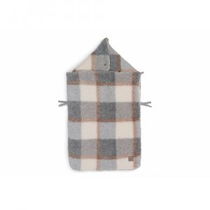 Nid d’ange groupe 0+ bouclette passe-sangle bébé carreaux Jollein