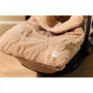 Nid d’ange groupe 0+ passe-sangle bébé miffy jacquard teddy biscuit Jollein