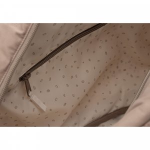 Sac à langer embossed lily milky coffee Jollein