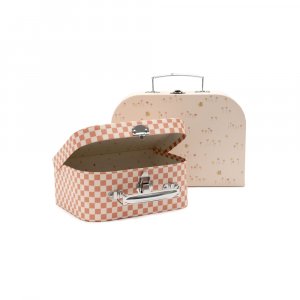 Lot de 2 valisettes à jouets enfant pretty picnic Jollein