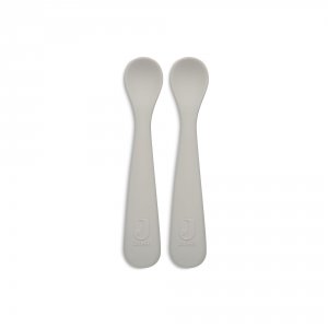 Lot de 2 cuillères souple silicone nougat Jollein