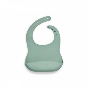 Bavoir en silicone ash green Jollein