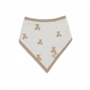 Lot de 2 bavoirs bandana teddy bear Jollein