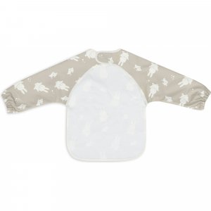 Bavoir manches longues imperméable miffy & snuffy olive Jollein