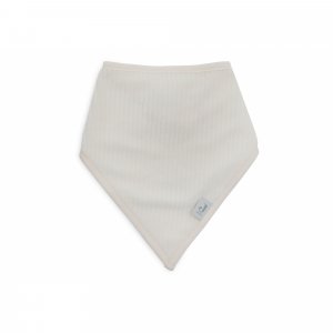 Lot de 2 bavoirs bandana velvet sea green & ivoire Jollein