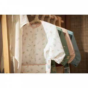 Bavoir manches longues imperméable lovely birds Jollein