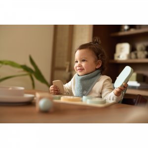 Lot de 2 bavoirs bandana éponge Jollein