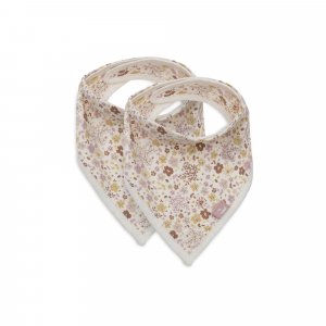 Lot de 2 bavoirs bandana flower fairies Jollein