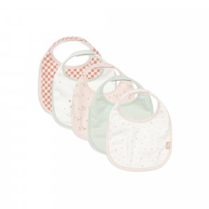 Lot de 5 bavoirs imperméables pretty picnic Jollein