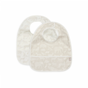 Lot de 2 bavoirs imperméables Jollein