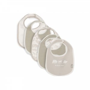 Lot de 5 bavoirs imperméables forest animals Jollein