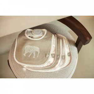 Lot de 5 bavoirs imperméables forest animals Jollein