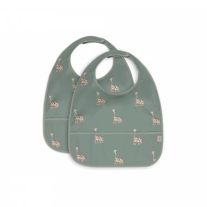 Lot de 2 bavoirs imperméables Jollein