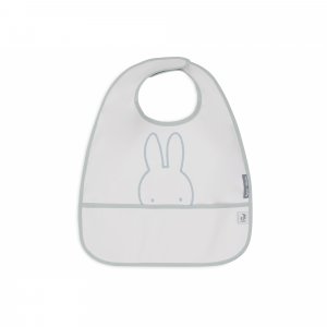 Lot de 2 bavoirs imperméables miffy peekaboo sea green Jollein