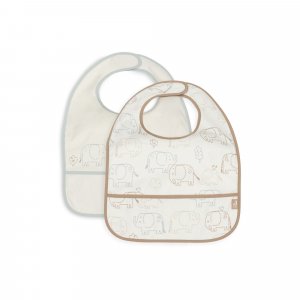 Lot de 2 bavoirs imperméables Jollein