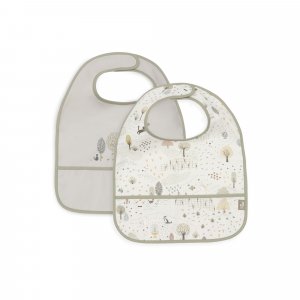 Lot de 2 bavoirs imperméables Jollein