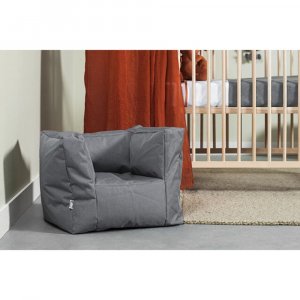 Fauteuil enfant imperméable bean bag storm grey Jollein