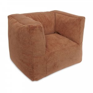 Fauteuil enfant velours côtelé corduroy caramel Jollein