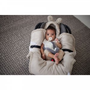 Couverture portefeuille câline bunny nougat Jollein