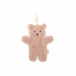 Attache sucette teddy bear wild rose Jollein