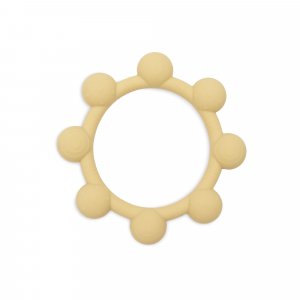 Anneau de dentition silicone bébé sun vanilla Jollein
