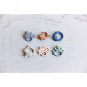 Anneau de dentition caoutchouc lapin Jollein