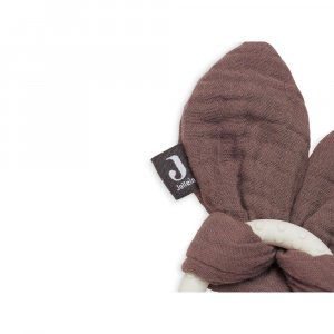 Anneau dentition silicone oreilles de lapin chestnut Jollein