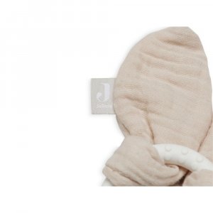 Anneau dentition silicone oreilles de lapin nougat Jollein