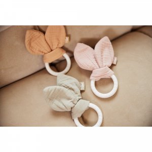 Anneau de dentition silicone oreilles de lapin Jollein