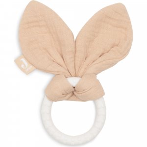 Anneau dentition silicone oreilles de lapin moonstone Jollein