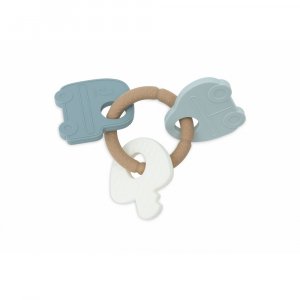 Anneau de dentition porte-clé silicone on the go Jollein