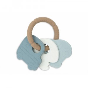 Anneau de dentition porte-clé silicone on the go Jollein